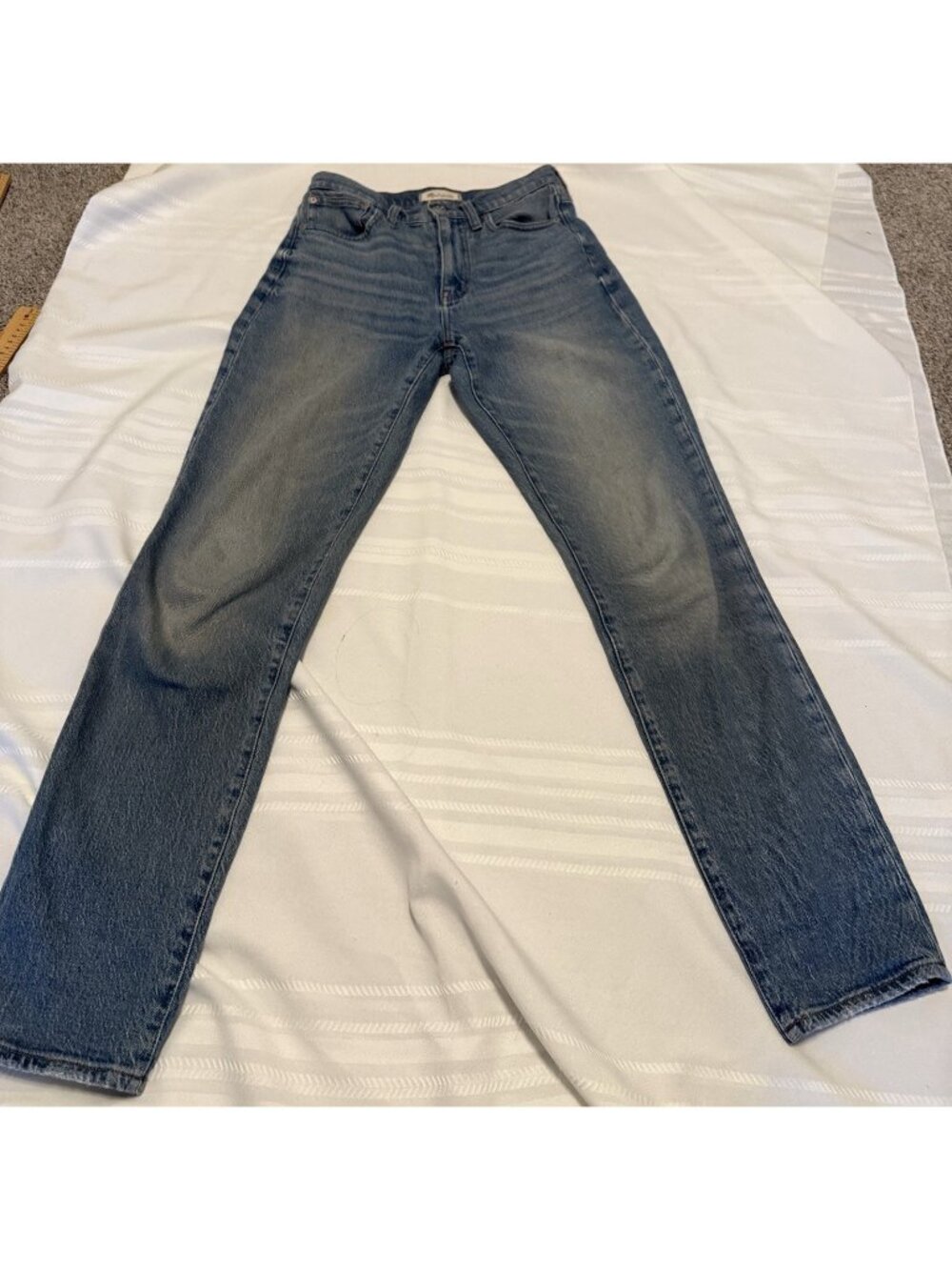 Madewell The High-Rise Slim Boyjean Jeans Sz 24T RN 77388 CA 56445